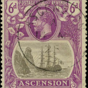 Ascension Island 6d stamp