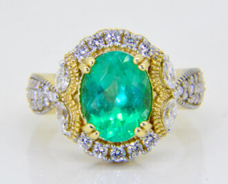 2.8ct emerald ring Jethro Malres