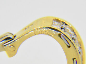Cartier 1ct diamond earrings £3,500 at Jethro Marles