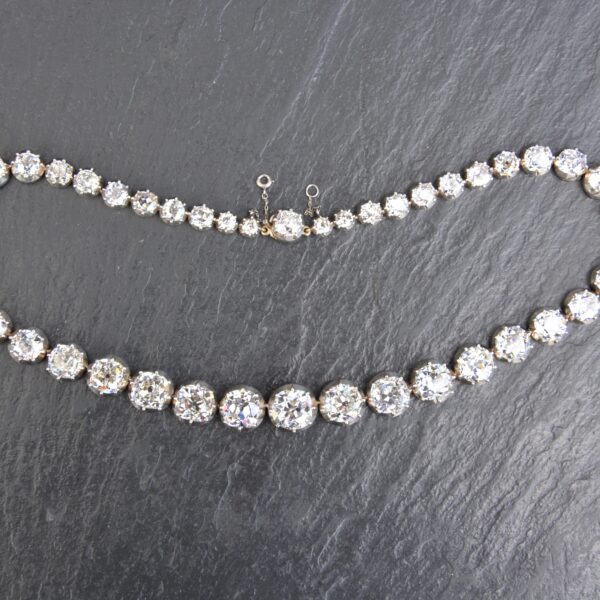 diamond riviere necklace