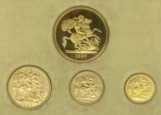 1937 gold coin specimen set