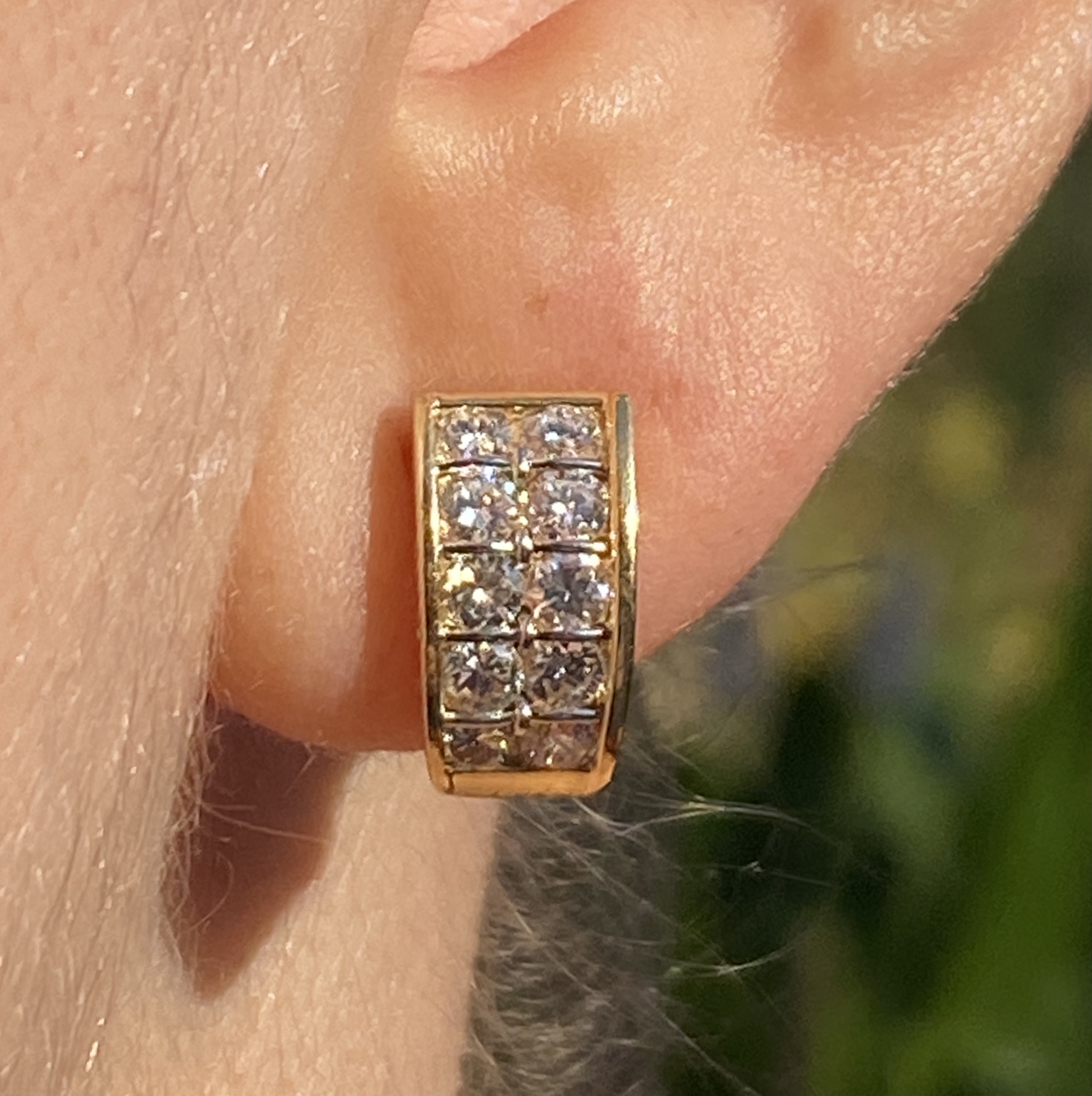 Cartier White, Yellow, Rose Gold and Diamond Trinity Earrings | Harrods DE