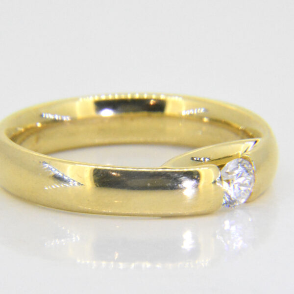 Georg Jensen gold diamond ring