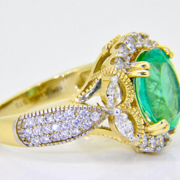 2.8ct emerald ring Jethro Malres