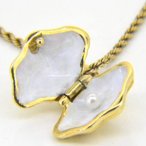 Tiffany oyster locket pendant charm for sale uk