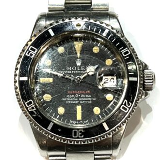 Red Submariner Rolex Wristwatch
