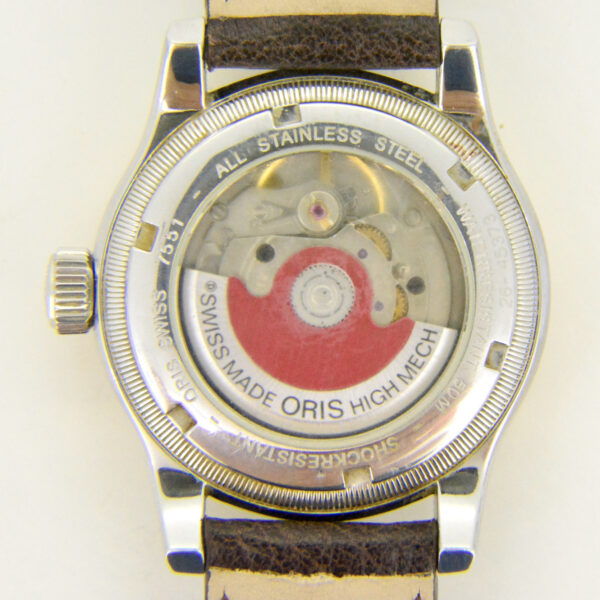Oris calendar date wristwatch Jethro Marles