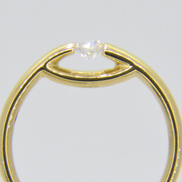 Georg Jensen gold diamond ring for sale uk