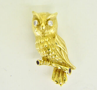owl brooch
