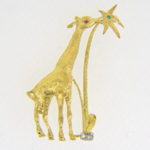 Giraffe brooch for sale uk
