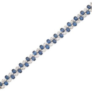 Sapphire and diamond bracelet Jethro Marles