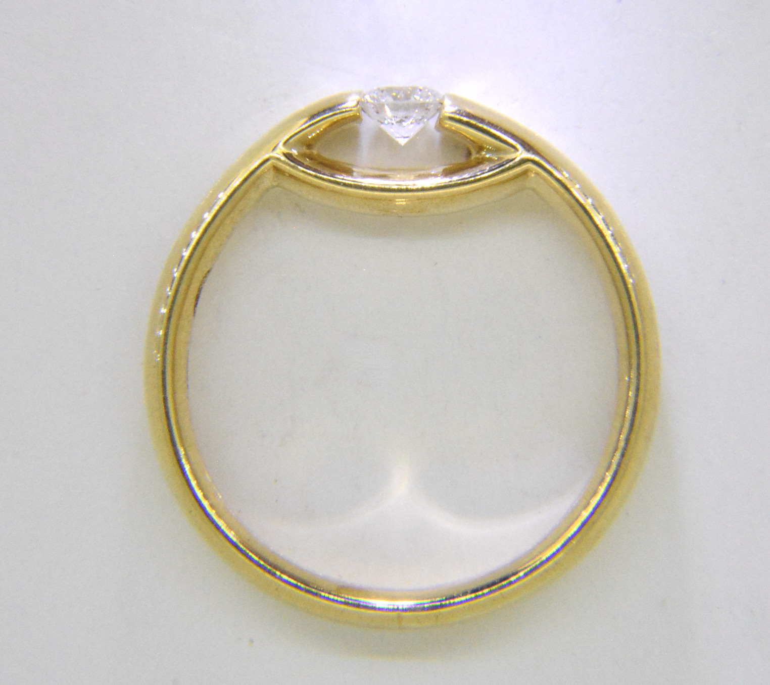 krassen Nauw duizelig Georg Jensen 18ct gold diamond 'Centenary collection' ring design number 53  - Jethro Marles