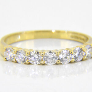Diamond half-eternity ring for sale uk
