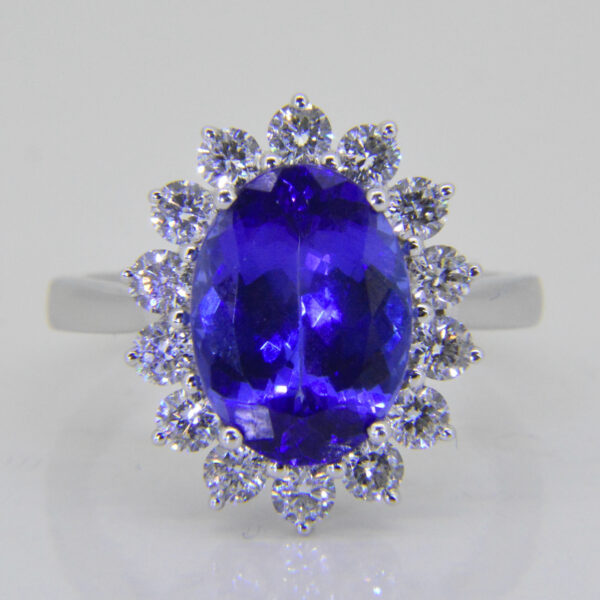 5ct oval Tanzanite from Jethro Marles