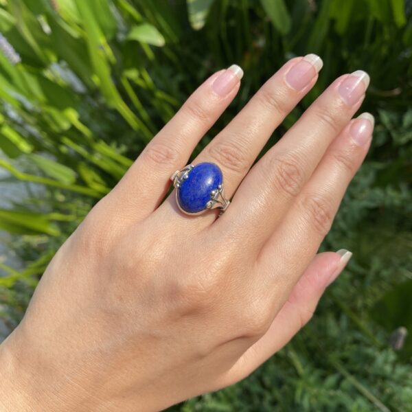 Georg Jensen lapis lazuli ring for sale uk