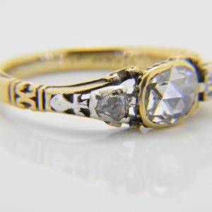Antique rose diamond ring