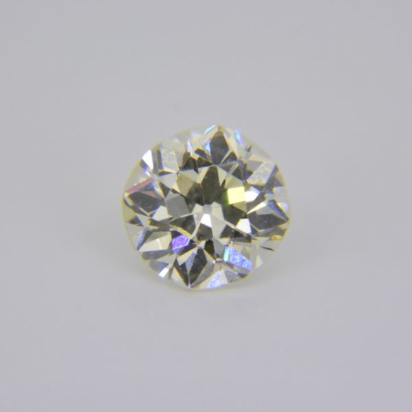 2.04ct I colour VVS clarity round old brilliant cut diamond