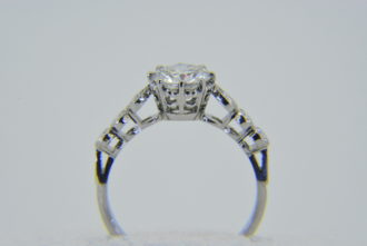 1.23ct D VS1 diamond ring