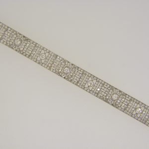 1920's French diamond bracelet