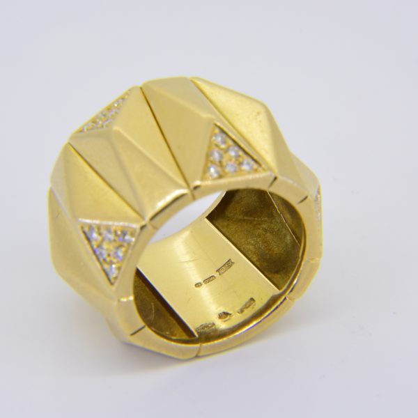 Versace diamond ring