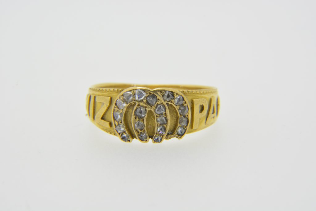 Rose Diamond MIZPAH Ring - Jethro Marles