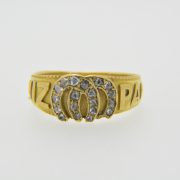 Rose Diamond MIZPAH Ring - Jethro Marles