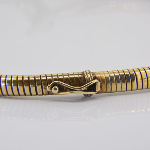 9ct gold snake necklace
