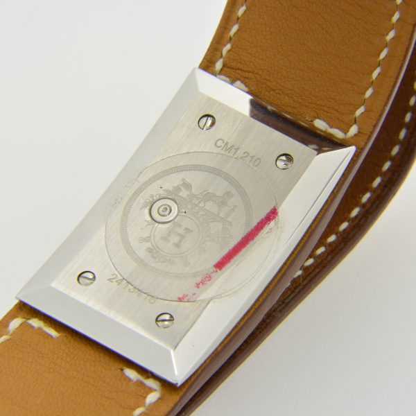 Hermes Cherche midi stainless steel wristwatch