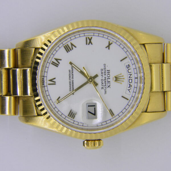 Rolex Day Date Calendar Wristwatch 18ct gold Jethro Marles