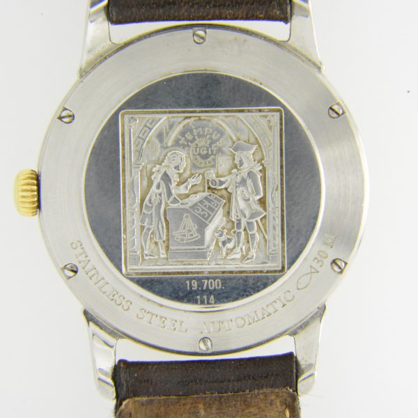 Asprey automatic gold plated wristwatch