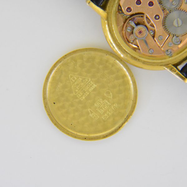 Ladys 18k Omega circular wristwatch
