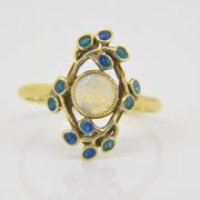 Arts and crafts opal ring | Arts and crafts ring | Jethro Marles