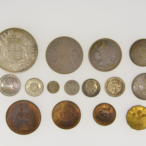 1937 fifteen coin specimen set