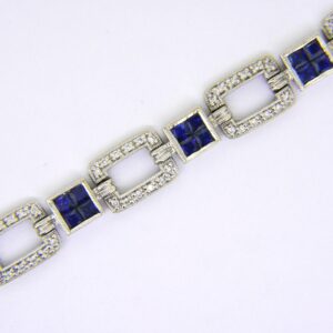 Sapphire and diamond bracelet Jethro Marles