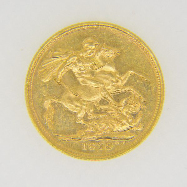 Victorian sovereign 1879