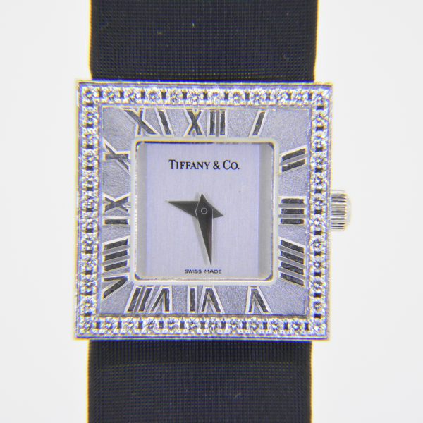Tiffany diamond-set Atlas wristwatch