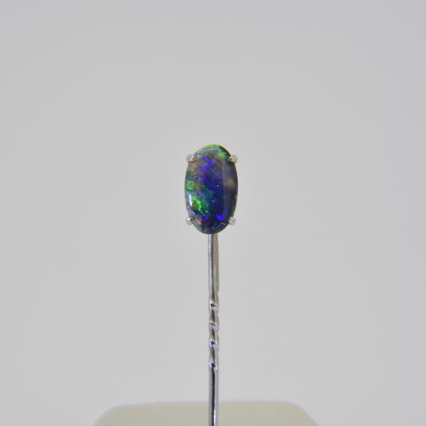 Black opal stick pin