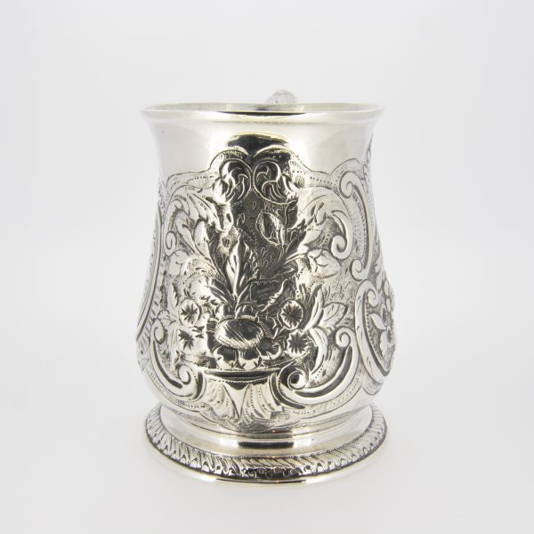 George II silver mug