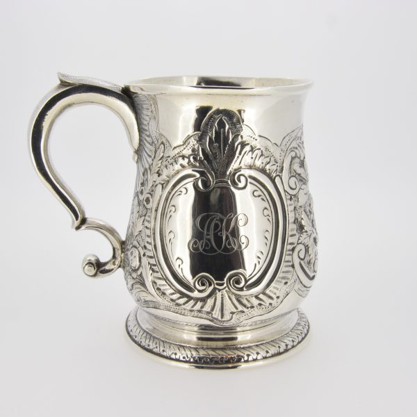 George II silver mug