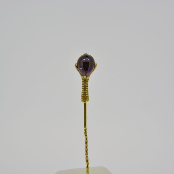 Victorian garnet stick pin
