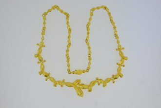 Chinese fine gold necklace