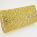 18ct gold and diamond clutch bag