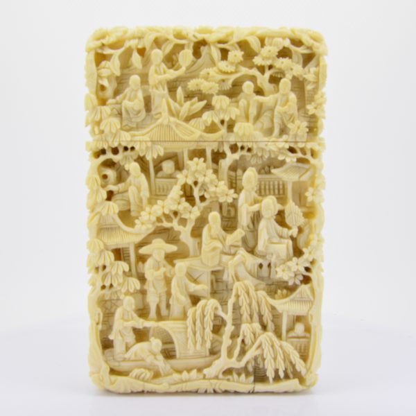 Chinese ivory card case