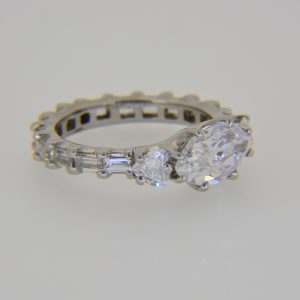Diamond handmade eternity ring