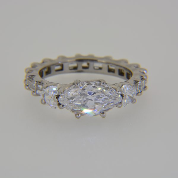 Diamond handmade eternity ring