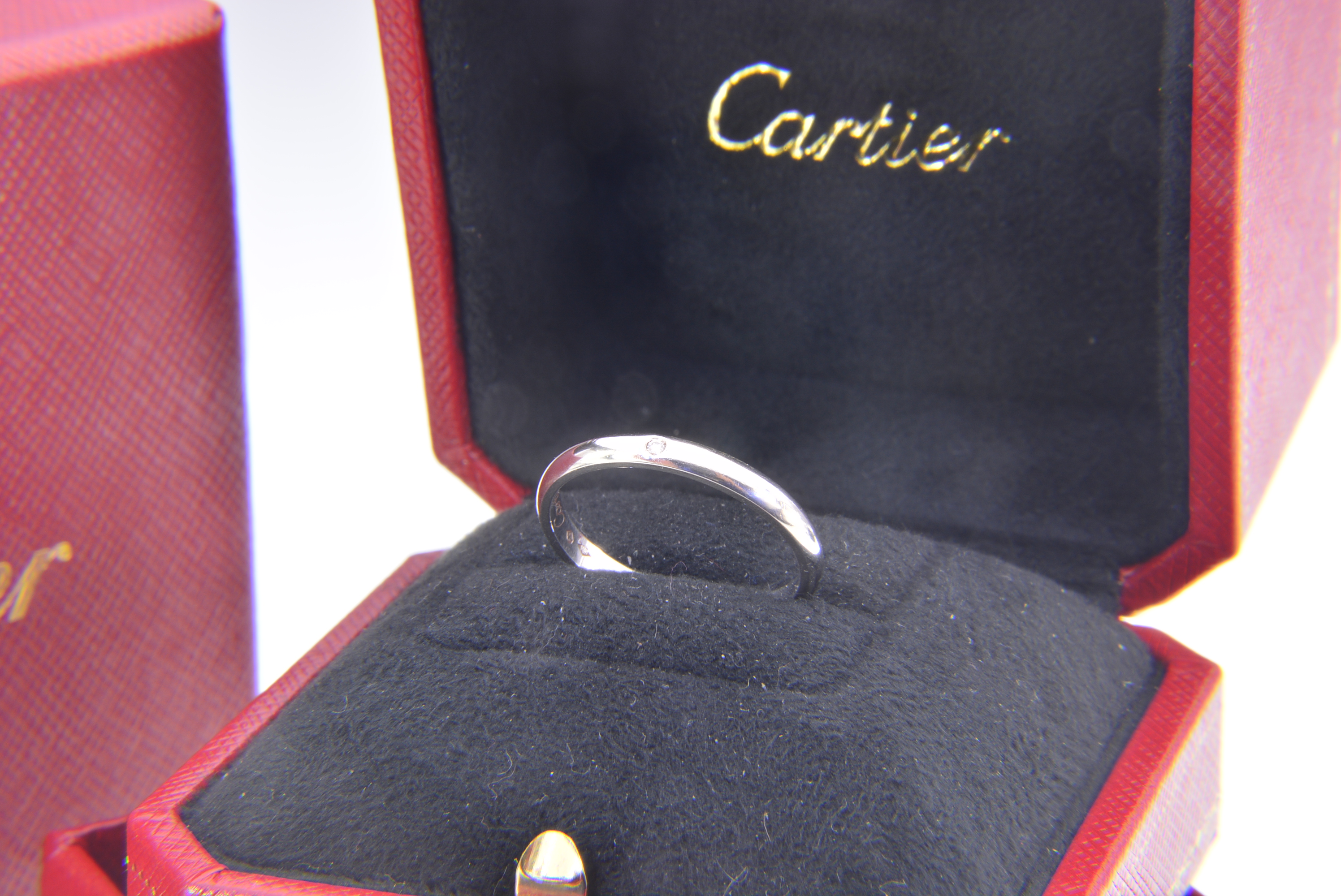 CRB4210700 - C de Cartier wedding band - Rose gold, diamond - Cartier