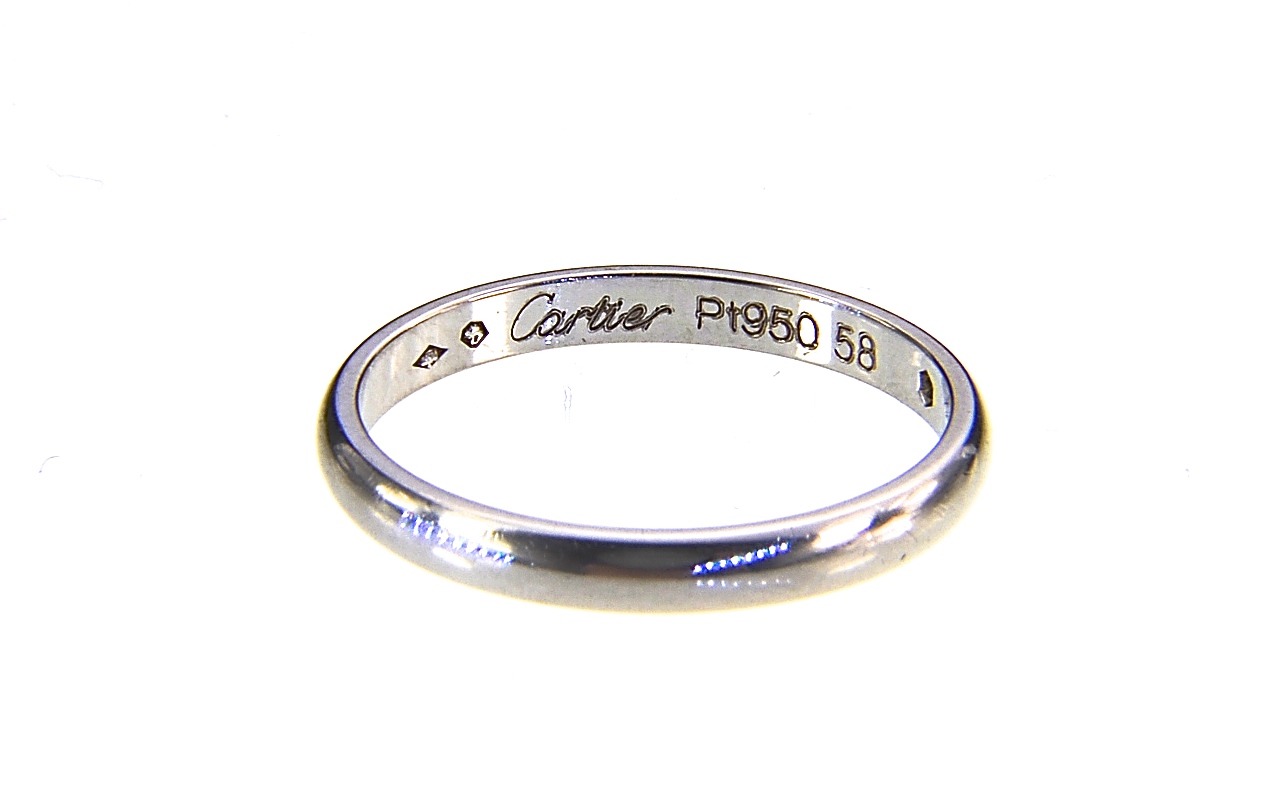 Cartier wedding ring | Platinum wedding ring | Jethro Marles