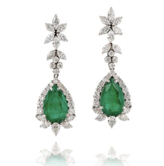 Emerald and diamond suite consigned with Jethro Marles