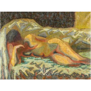 Zdzislaw Ruszkowski [1907-1990] - Reclining nude,- signed bottom right oil on canvas, 74 x 100cm.