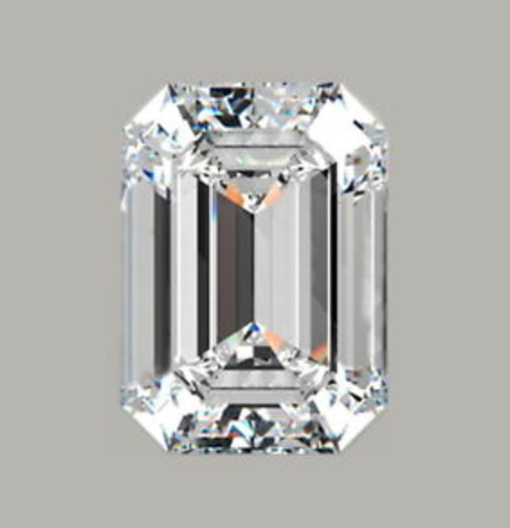 1.87ct, E, VS2 emerald-cut diamond